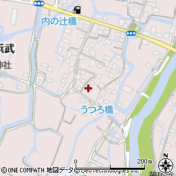 福岡県柳川市西浜武782周辺の地図