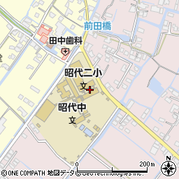 福岡県柳川市西浜武1483周辺の地図
