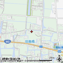 福岡県柳川市三橋町蒲船津1131周辺の地図