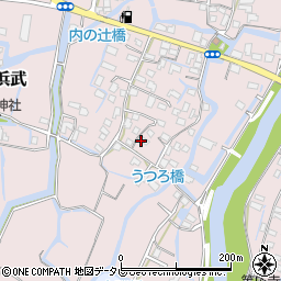 福岡県柳川市西浜武835周辺の地図