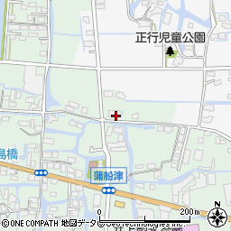 福岡県柳川市三橋町蒲船津1102周辺の地図