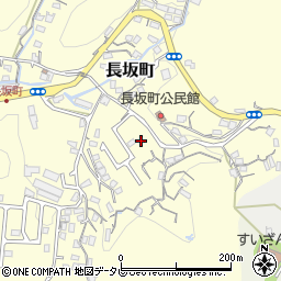 長坂公園周辺の地図