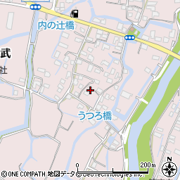 福岡県柳川市西浜武785周辺の地図