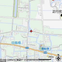 福岡県柳川市三橋町蒲船津1081周辺の地図