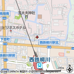 福岡県柳川市三橋町高畑248周辺の地図