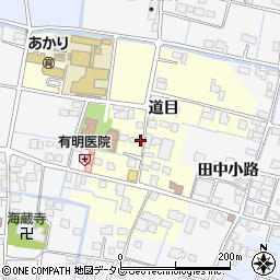 佐賀県杵島郡白石町道目周辺の地図