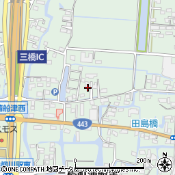 福岡県柳川市三橋町蒲船津425-15周辺の地図