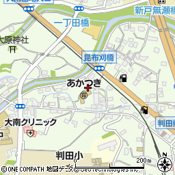 大分県大分市中判田1881周辺の地図