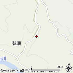 高知県高岡郡四万十町弘瀬15周辺の地図