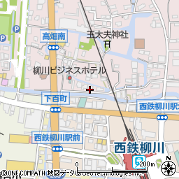 福岡県柳川市三橋町高畑245周辺の地図