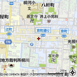 佐賀銀行柳川支店 ＡＴＭ周辺の地図