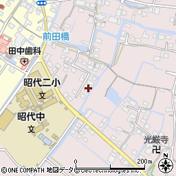 福岡県柳川市西浜武1210-4周辺の地図