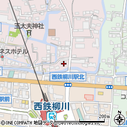 福岡県柳川市三橋町高畑250周辺の地図