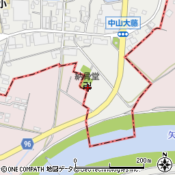 福岡県柳川市三橋町中山111周辺の地図