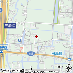 福岡県柳川市三橋町蒲船津425周辺の地図