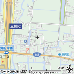 福岡県柳川市三橋町蒲船津427-1周辺の地図