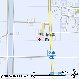 福岡県柳川市三橋町久末127周辺の地図