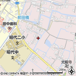 福岡県柳川市西浜武1210-3周辺の地図