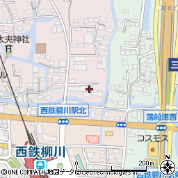 福岡県柳川市三橋町高畑264周辺の地図