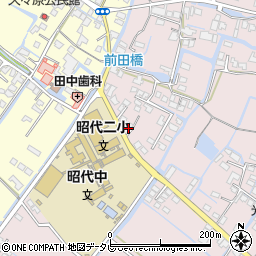 福岡県柳川市西浜武1205-2周辺の地図