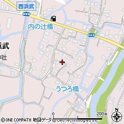 福岡県柳川市西浜武819周辺の地図