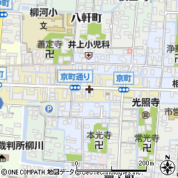 京町商店街周辺の地図