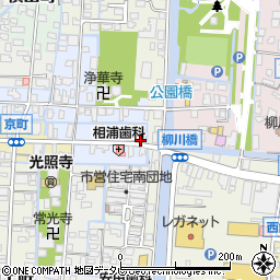 直子周辺の地図