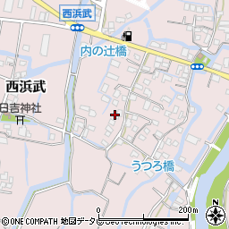 福岡県柳川市西浜武854周辺の地図