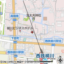 福岡県柳川市三橋町高畑141周辺の地図