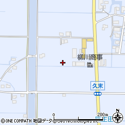 福岡県柳川市三橋町久末周辺の地図