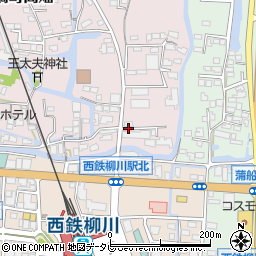 福岡県柳川市三橋町高畑269周辺の地図