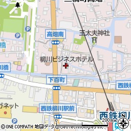 福岡県柳川市三橋町高畑243周辺の地図