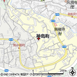 長崎県佐世保市神島町周辺の地図