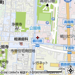 三柱神社駐車場周辺の地図