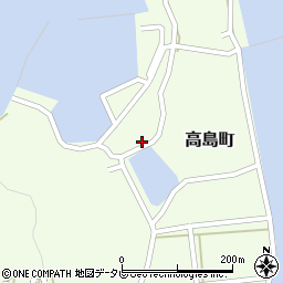長崎県佐世保市高島町612周辺の地図