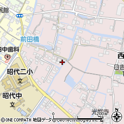 福岡県柳川市西浜武1209周辺の地図