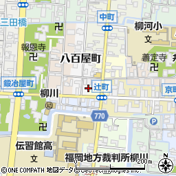 福岡県柳川市辻町7周辺の地図