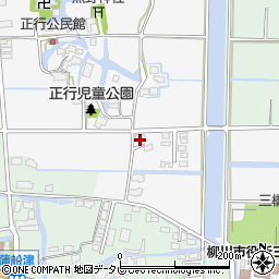 福岡県柳川市三橋町正行388周辺の地図