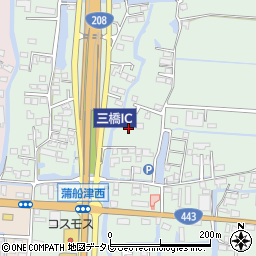 福岡県柳川市三橋町蒲船津440周辺の地図