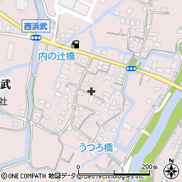 福岡県柳川市西浜武903周辺の地図