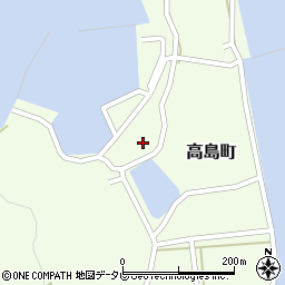長崎県佐世保市高島町613周辺の地図