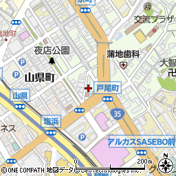 憩いの店久美子と周辺の地図
