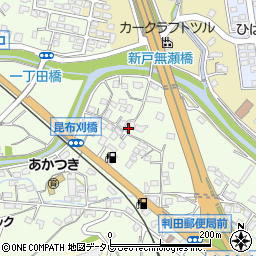 大分県大分市中判田1579周辺の地図