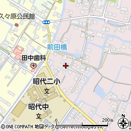 福岡県柳川市西浜武1203周辺の地図
