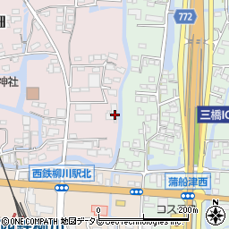 福岡県柳川市三橋町高畑272周辺の地図