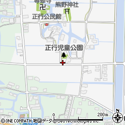 福岡県柳川市三橋町正行361-1周辺の地図
