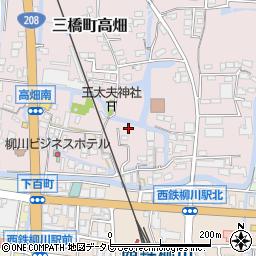 福岡県柳川市三橋町高畑130-1周辺の地図