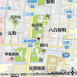 福岡県柳川市西魚屋町49周辺の地図