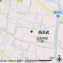 福岡県柳川市西浜武1252周辺の地図