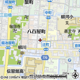 福岡県柳川市八百屋町18周辺の地図